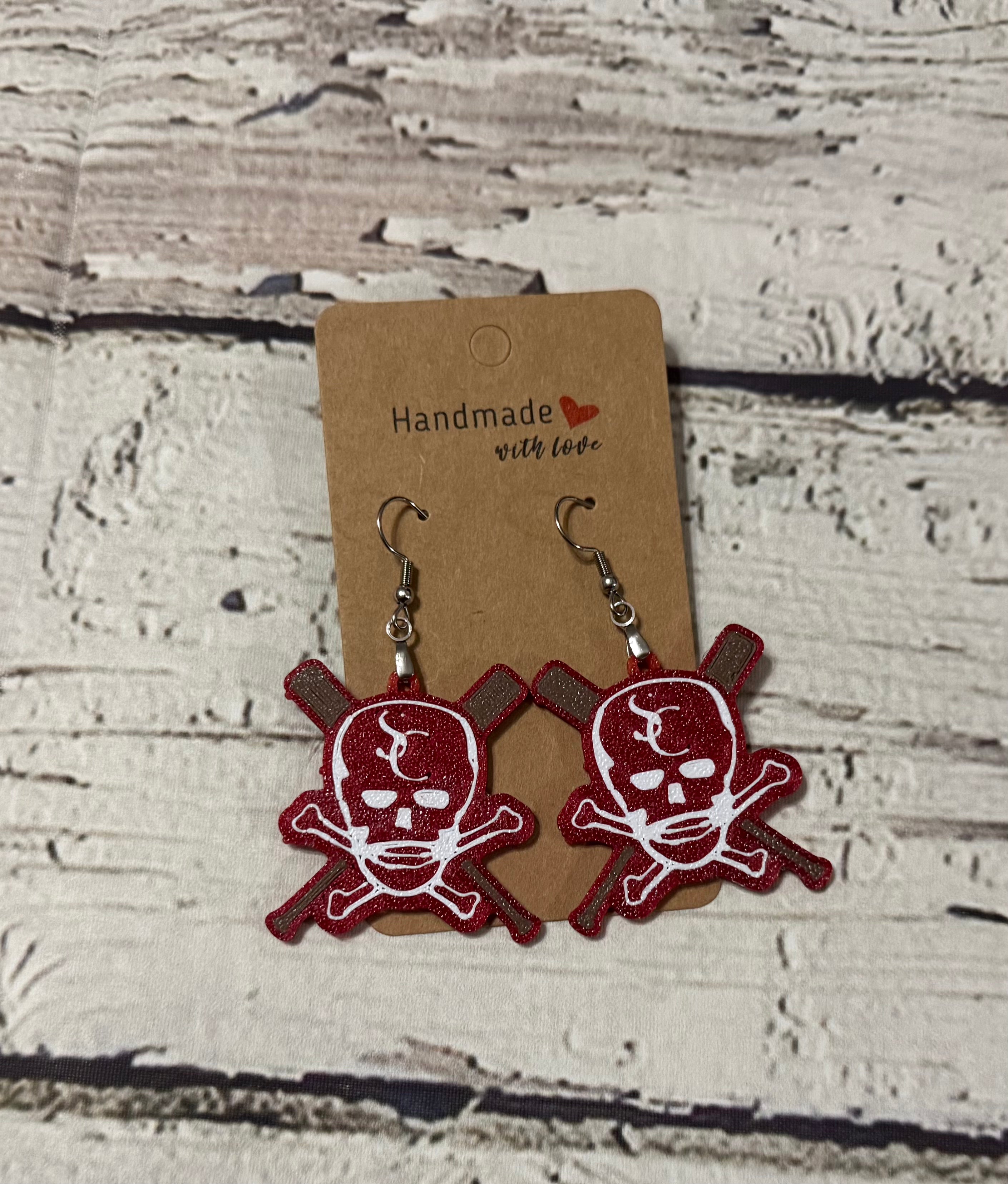 Savannah Christian Baseball Earrings